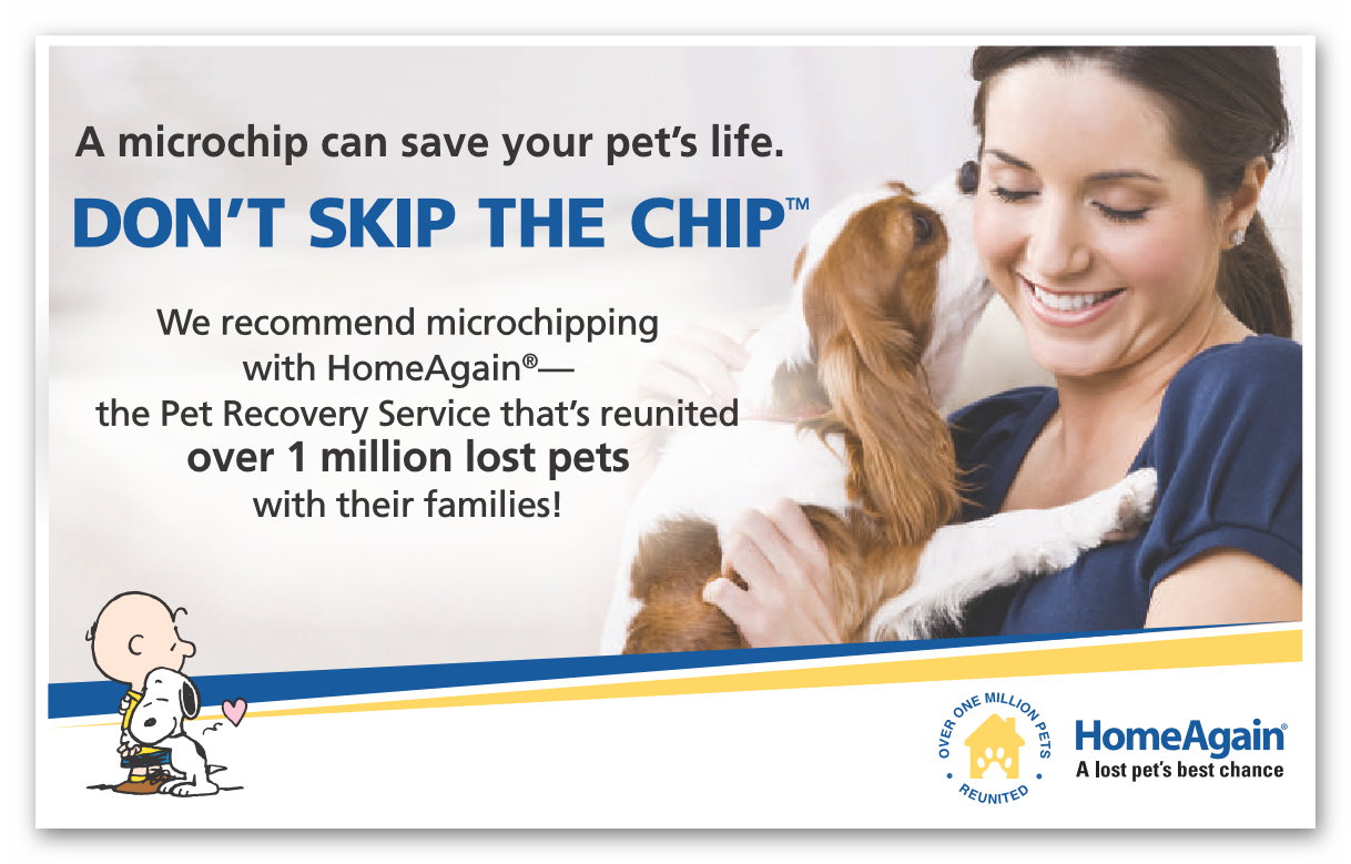 HOMEAGAIN MICROCHIP | Moraine Grove Vet Clinic